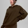 Maglione con cappuccio Scholar - Espresso