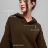 Maglione con cappuccio Scholar - Espresso
