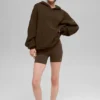Maglione con cappuccio Scholar - Espresso