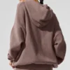 Maglione con cappuccio Scholar - Grigio fungo melange