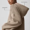 Maglione con cappuccio Scholar - Grigio ghiaia