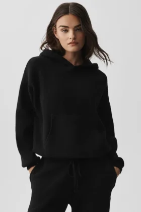 Maglione con cappuccio Scholar - Nero