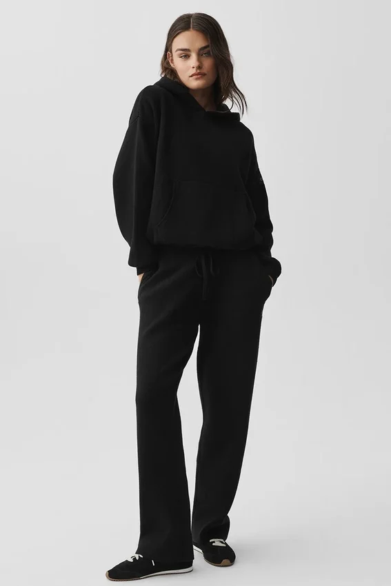 Maglione con cappuccio Scholar - Nero