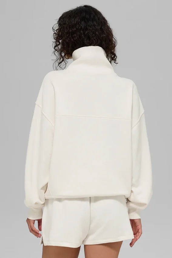 Maglione con collo alto Hazy - Avorio