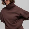 Maglione con collo alto Hazy - Brownstone