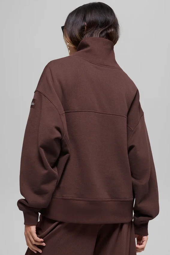 Maglione con collo alto Hazy - Brownstone