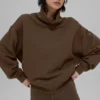 Maglione con collo alto Hazy - Espresso