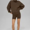 Maglione con collo alto Hazy - Espresso