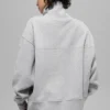 Maglione con collo alto Hazy - Grigio melange sportivo