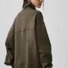 Maglione con collo alto Hazy - Olivo