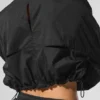Maglione corto Aerial con zip a 1/4 - Nero