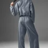 Maglione corto Afterglow - Grigio acciaio