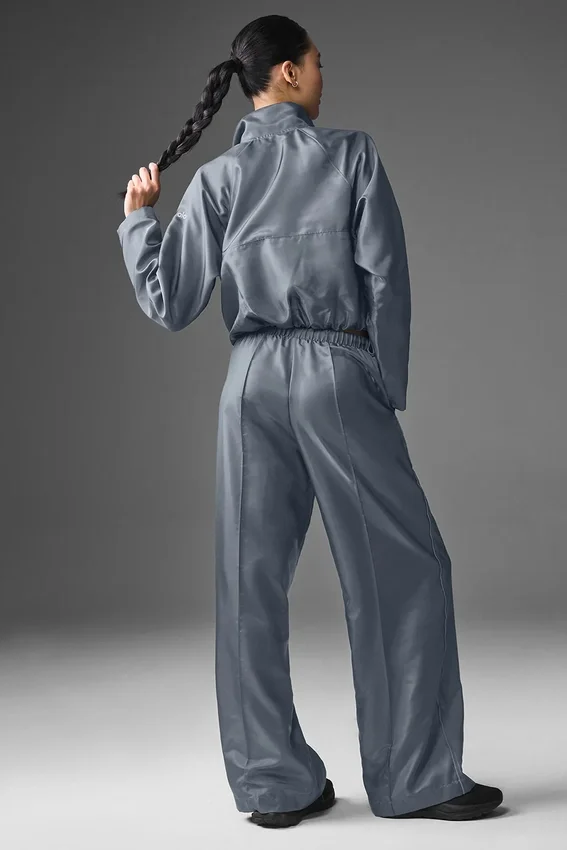 Maglione corto Afterglow - Grigio acciaio