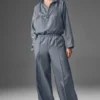 Maglione corto Afterglow - Grigio acciaio