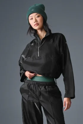 Maglione corto Afterglow - Nero