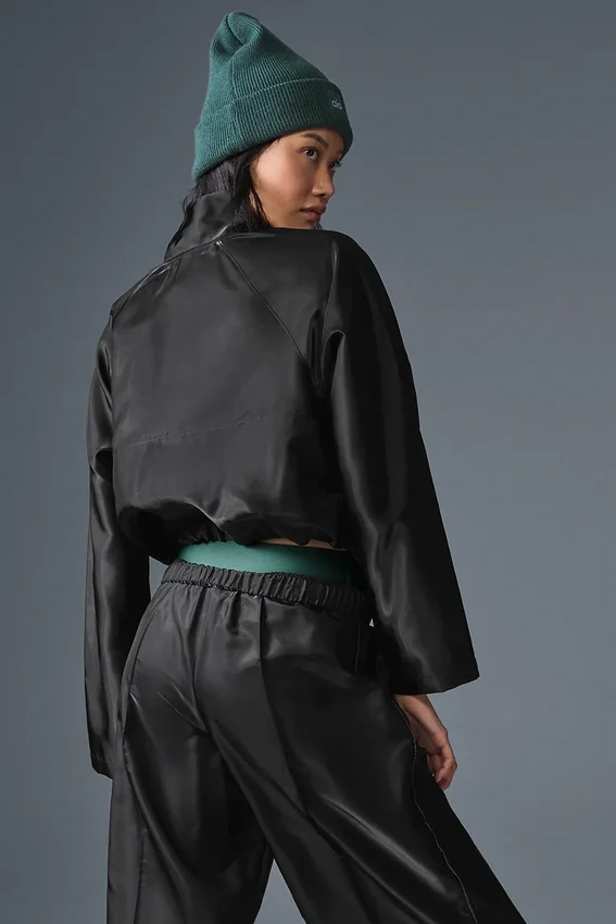 Maglione corto Afterglow - Nero