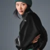 Maglione corto Afterglow - Nero