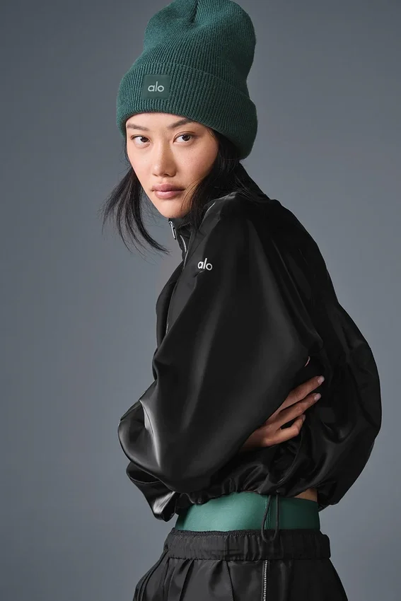 Maglione corto Afterglow - Nero