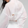 Maglione corto con zip a 1/4 Aerial - Bianco