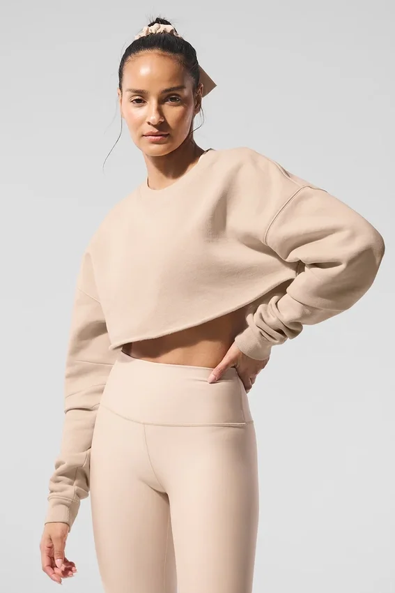 Maglione corto Extreme - Macadamia