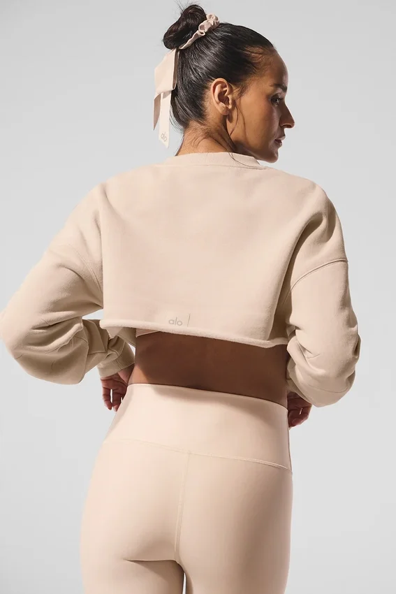 Maglione corto Extreme - Macadamia