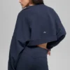 Maglione corto Sway a girocollo - Blu navy