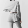 Maglione corto Sway a girocollo - Grigio melange sportivo