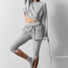 Maglione corto Sway a girocollo - Grigio melange sportivo