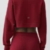 Maglione corto Sway a girocollo - Rosso Summer Romance
