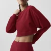Maglione corto Sway a girocollo - Rosso Summer Romance