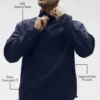 Maglione da allenamento leggero da asporto - Blu navy