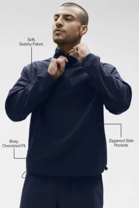 Maglione da allenamento leggero da asporto – Blu navy