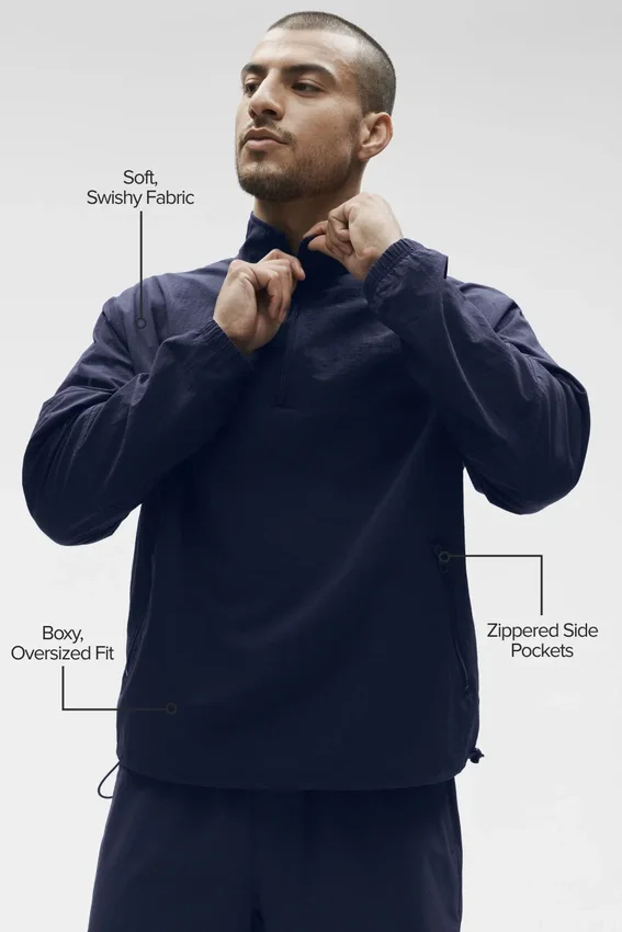 Maglione da allenamento leggero da asporto - Blu navy