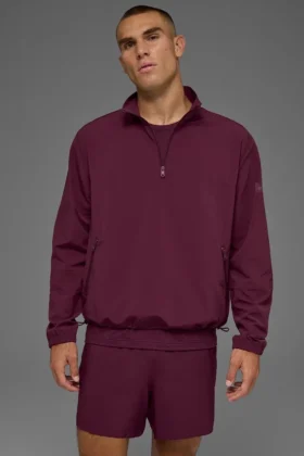 Maglione da track leggero Takeaway - Borgogna