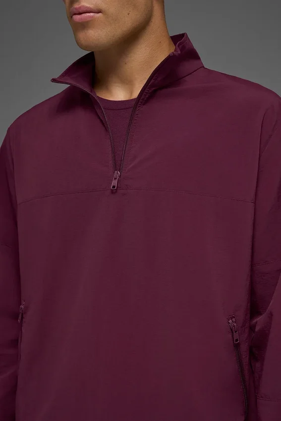 Maglione da track leggero Takeaway - Borgogna