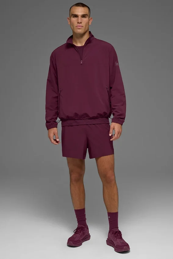 Maglione da track leggero Takeaway - Borgogna