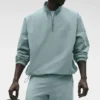 Maglione da track Takeaway leggero - Salvia del deserto