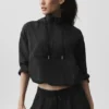 Maglione Go Time con zip a 1/4 - Nero