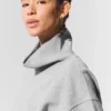 Maglione Hazy con collo alto - Grigio melange scuro