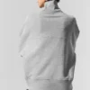 Maglione Hazy con collo alto - Grigio melange scuro