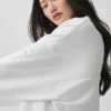Maglione Henley a maniche lunghe Take It Easy - Bianco