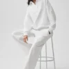 Maglione Henley a maniche lunghe Take It Easy - Bianco