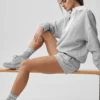 Maglione Henley a maniche lunghe Take It Easy - Grigio melange sportivo/Bianco