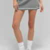 Maglione Highline in maglia a coste – Grigio lunare/Bianco