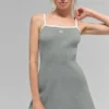 Maglione Highline in maglia a coste - Grigio lunare/Bianco