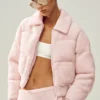 Maglione imbottito Northstar in cashmere - Rosa ghiaccio