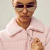Maglione imbottito Northstar in cashmere - Rosa ghiaccio