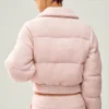 Maglione imbottito Northstar in cashmere - Rosa ghiaccio