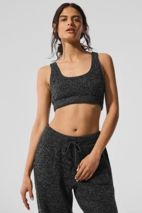 Maglione in maglia marmorizzata - Nero marmorizzato
