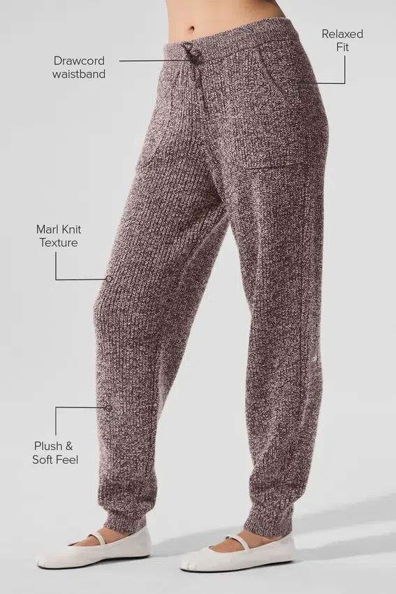Maglione in maglia melange - Mushroom Marl